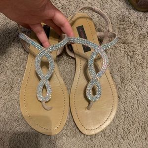 Rhinestone sandals